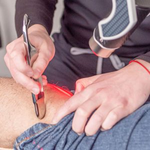 manual therapy using IASTM tools